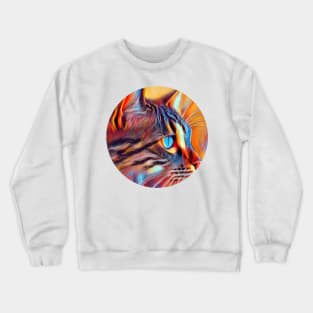 Curled Up mycat, revolution for cats Crewneck Sweatshirt